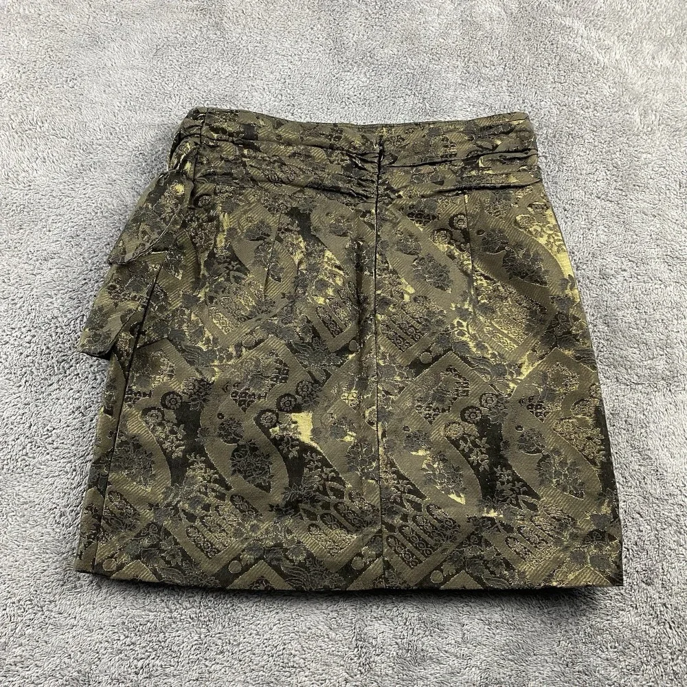 Forever 21 Skirt‎ Bodycon Womens Small Gold